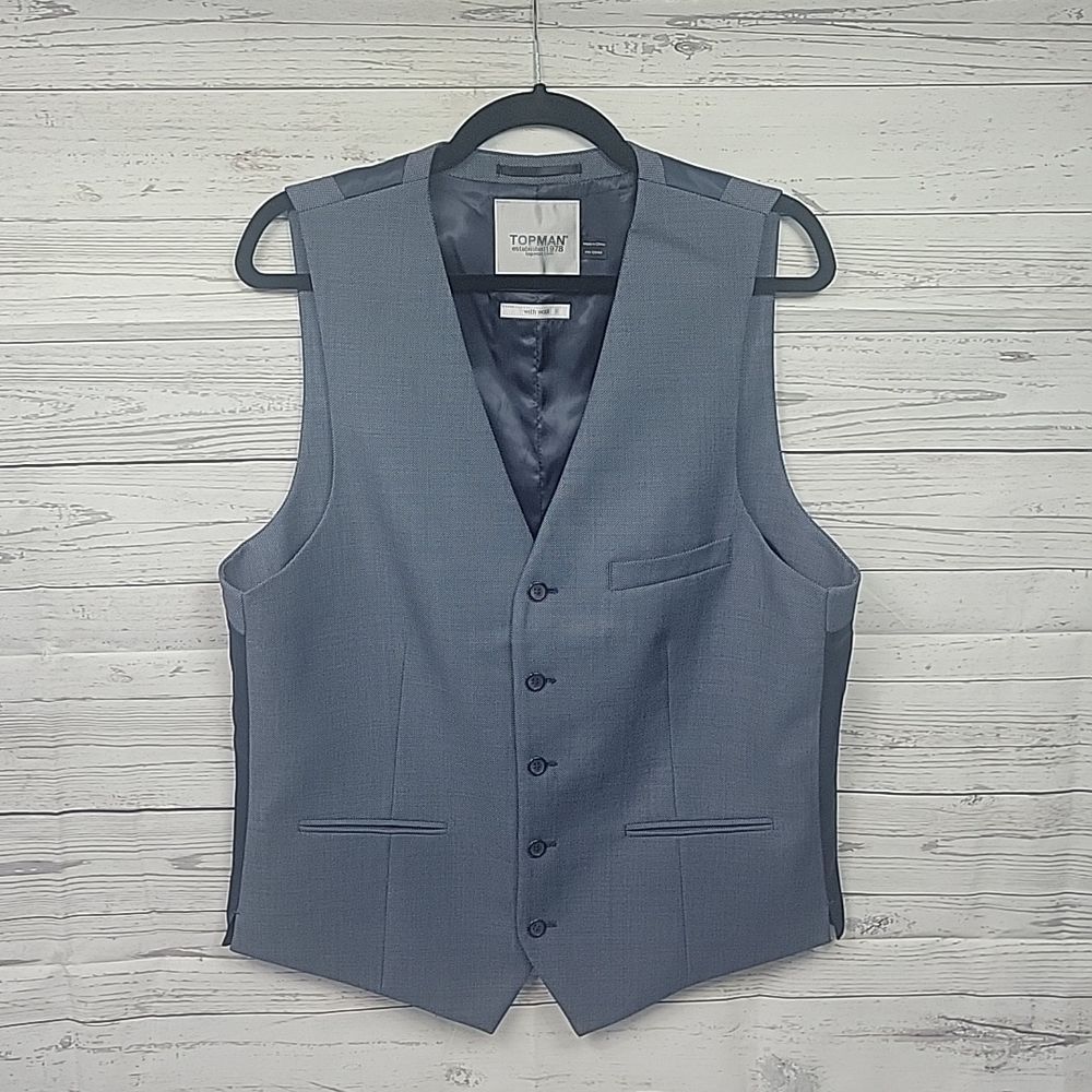Men's Topman Size 44 Suit Vest